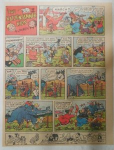 (18) Katzenjammer Kids by Joe Musial from 1970 Size: 11 x 15 inches Tabloid