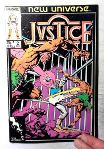 Justice #2 (1986) Marvel Comics 1st Print Comic Book