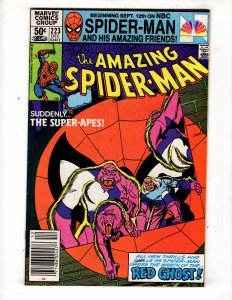The Amazing Spider-Man #223 (1981) RED GHOST & JIS SUPER-APES!    / ID#701