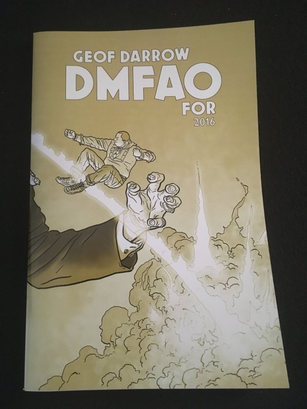 GEOF DARROW DMFAO FOR 2016 Sketchbook, Signed #349/700