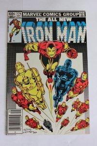 Iron Man #174 Newsstand Edition (1983) Iron Man VFNM