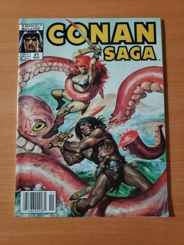 Conan Saga #31 ~ NEAR MINT NM ~ 1989 Marvel Comics