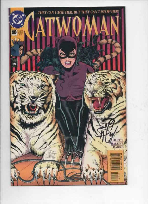 CATWOMAN #10, NM, Signed Jim Balent, Femme Fatale, Tigers,1993, more CW in store