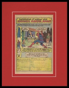 Spider-Man 1979 Marvel Comics Framed 11x14 ORIGINAL Vintage Advertisement