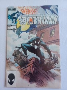 Web of Spider-Man #1 - Black Symbiote costume - 1985 -  (-NM)