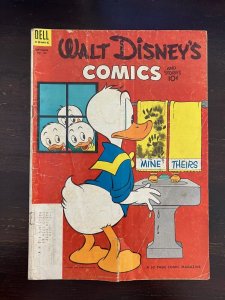 Walt Disney's Comics and Stories # 156 Dell 1953 Poor 0.5