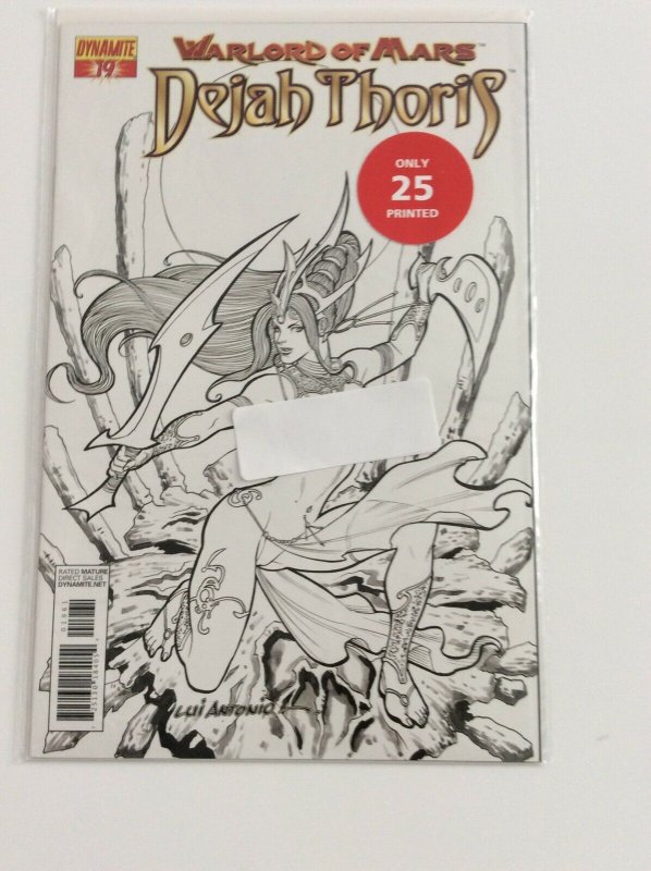 WARLORD OF MARS:DEJAH THORIS #19 HIGH-END BW RISQUÉ COVER ONLY 25 COPIES PRINTED