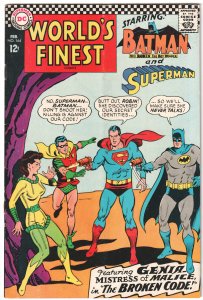 World's Finest Comics #164 (1967) Superman and Batman and Robin