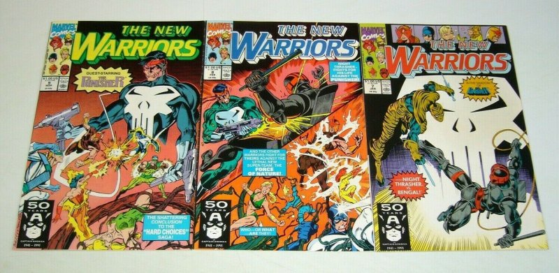 New Warriors/Punisher: Hard Choices #1-3 VF/NM complete story  mark bagley 7 8 9