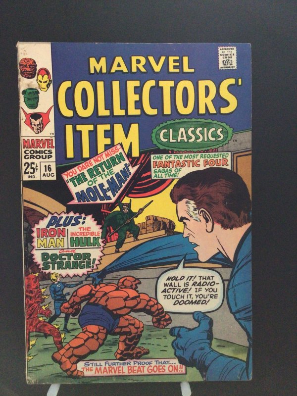Marvel Collectors' Item Classics 16 (1968) Comic Books Silver Age
