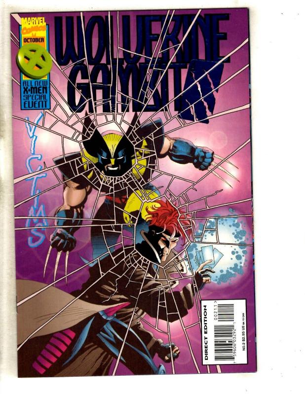 7 X-Men Marvel Comic Books Wolverine Gambit # 1 2 3 4 Jeopardy 1 + Doop 1 2 CR58