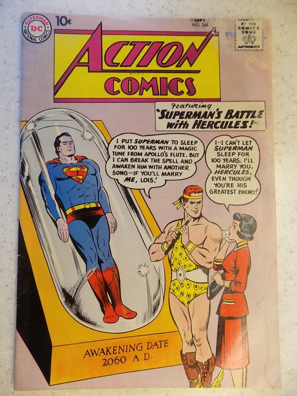 ACTION COMICS # 268 DC SUPERMAN ADVENTURE SUPERGIRL HERCULES