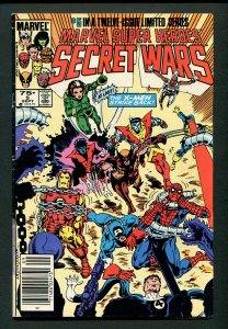 Marvel Heroes Secret Wars #5 (5.5 FN )  Newsstand / August 1984