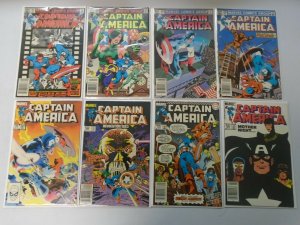 Captain America lot 42 different from #251-300 avg 8.0 VF (1980-84 1st Series)