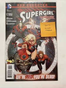 Supergirl 30 NM Near Mint Signed Kenneth Rocafort DC 2014