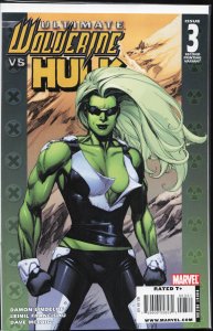 Ultimate Wolverine vs. Hulk #3 Second Print Cover (2009) Wolverine