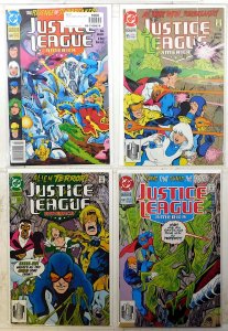 Justice League America Lot 4 #64, 65, 67, 68 1992 DC Starbreaker Superman Comics