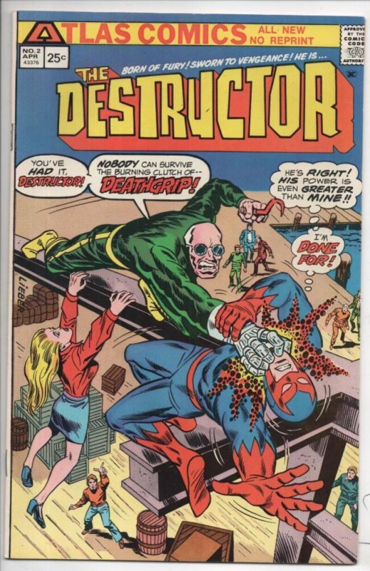 DESTRUCTOR #2 VF/NM,  Wally Wood Steve Ditko, 1975 Atlas more indies in store