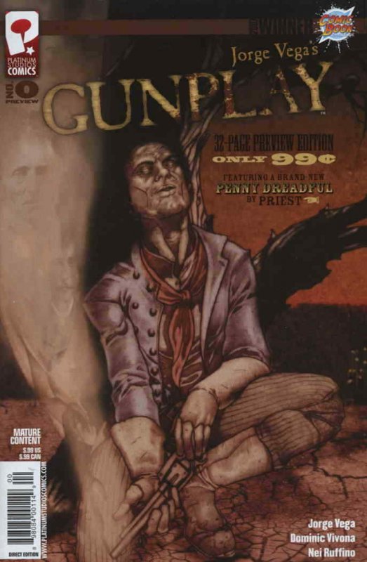 Gunplay #0 VF/NM; Platinum | save on shipping - details inside