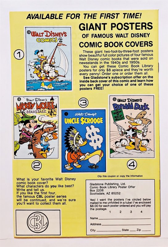 Walt Disneys Comics and Stories #515 (Feb 1987, Gladstone) 8.0 VF