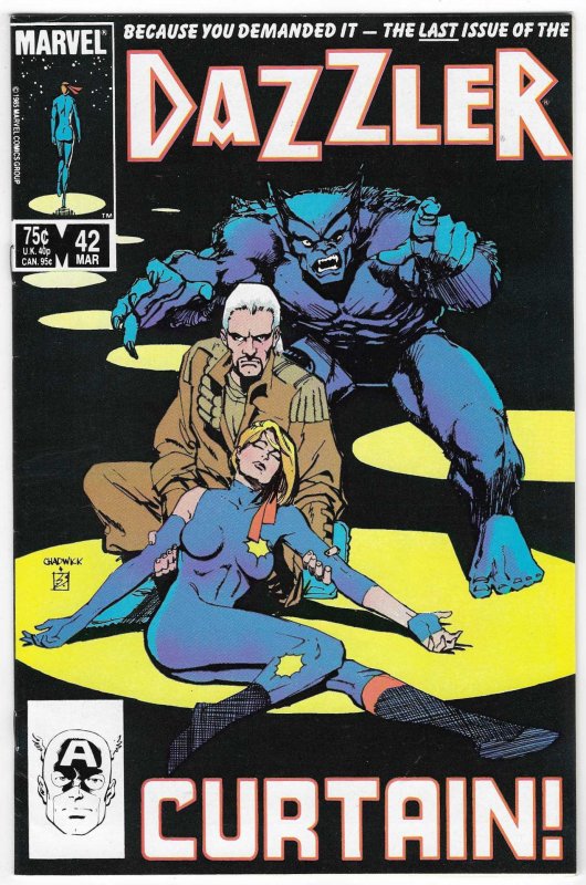 Dazzler #42 Direct Edition (1986)