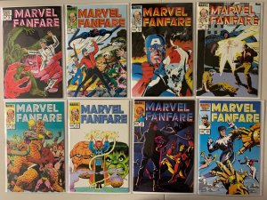 Marvel Fanfare comics lot #1-50 25 diff avg 6.0 (1982-90)