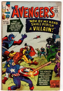 Avengers #15 Lower-Grade CLASSIC Silver Age MARVEL