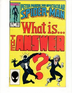The Spectacular Spider-Man #92 Black Costume Black Cat Appearance