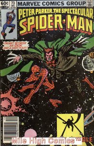 PETER PARKER (1976 Series)  (SPECTACULAR SPIDER-MAN) #73 NEWSSTAND Very Fine