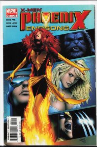 X-Men: Phoenix - endsong #2 Red Costume Cover (2005) X-Men