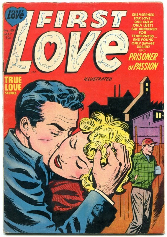 First Love #40 1954- Harvey Romance Golden Age-Prisoner of Passion FN