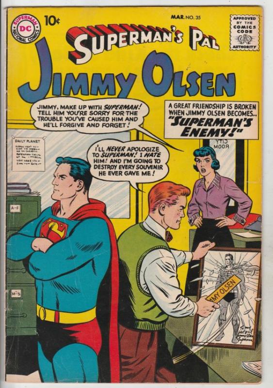 Superman's Pal Jimmy Olsen #35 (Mar-59) FN/VF+ High-Grade Jimmy Olsen