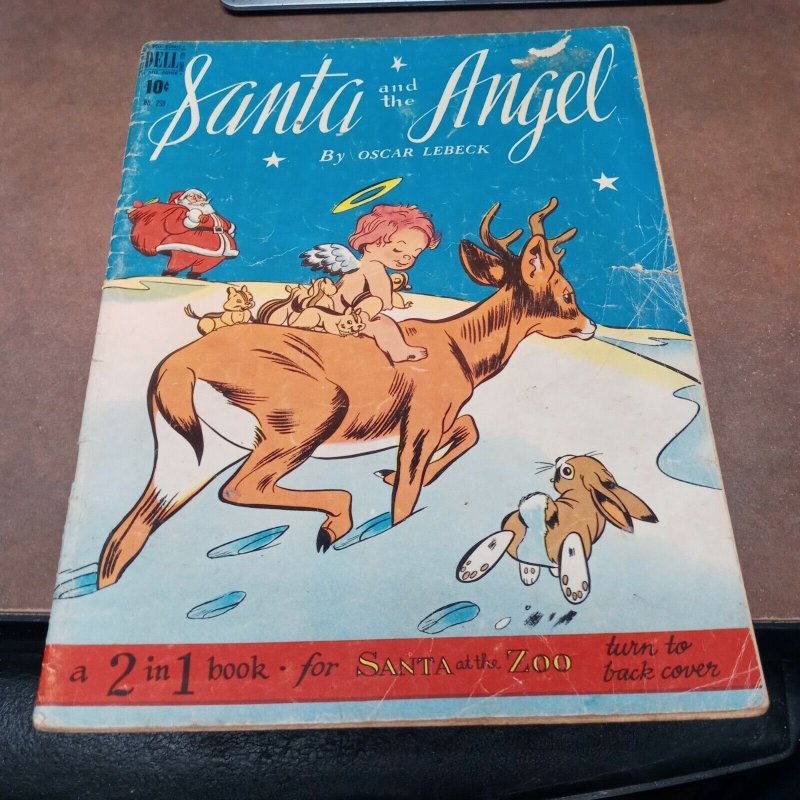 Santa  and The Angel-Four Color Comics #259 1949-Dell-Oscar Lebeck-Santa At