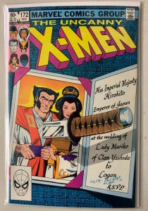 Uncanny X-Men #172 Direct Marvel 1st Series (8.0 VF) (1983)