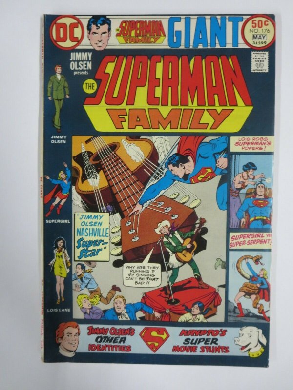 SUPERMAN FAMILY #176 VERY GOOD PLUS (DC, May 1976) Supergirl! Jimmy Olsen