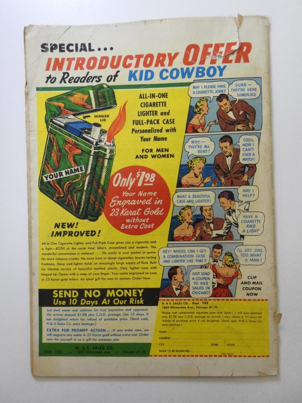 Kid Cowboy #3 from Ziff-Davis Pub. in Good+ Condition!