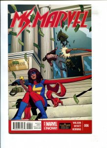 Ms. Marvel #6- 1st full appearance of the Inventor (9.2) 2014