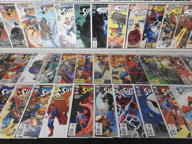 Huge Lot 150 ALL SUPERMAN COMICS!!!! W/ Key Issues! Avg VF Condition!