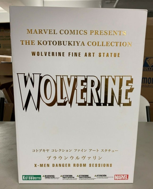 Kotobukiya Marvel Wolverine Fine Art Statue X-Men Danger Room Series