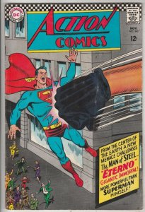 Action Comics #343 (Nov-66) FN/VF Mid-High-Grade Superman, Supergirl
