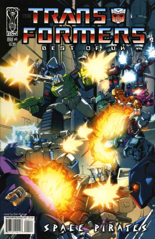 Transformers, The: Best of UK: Space Pirates #4A VF/NM; IDW | save on shipping -