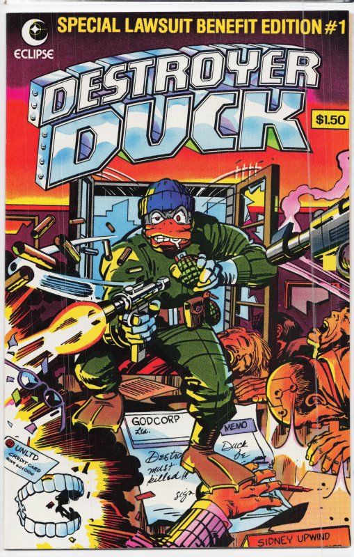 Destroyer Duck #1 (1982) Destroyer Duck [Key Issue]