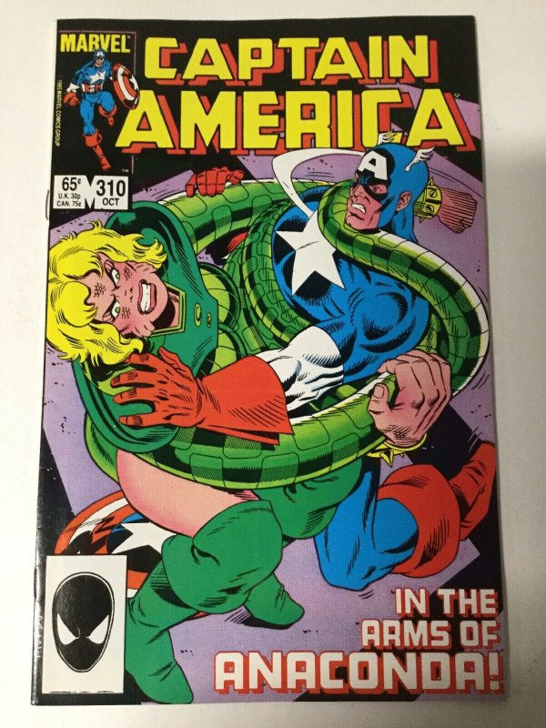 Captain America 310 Near Mint- 9.2 Marvel 