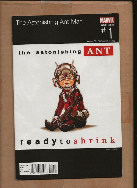 ASTONISHING ANT-MAN  #1 BROOKS HIP HOP HOMAGE VARIANT COVER MARVEL NOTORIOUS BIG 