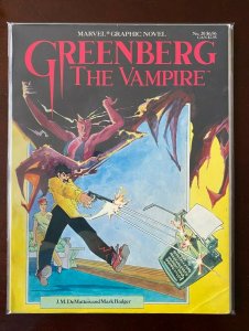 Greenberg the Vampire #1 Marvel 4.0 VG (1986) GN graphic novel