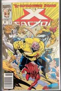 X-Factor #84 Newsstand Ed. (1992) With X-Cutioner's Song Card - Caliban....