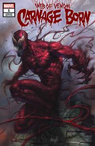 WEB OF VENOM CARNAGE BORN 1 LUCIO PARRILLO EXCLUSIVE VARIANT LOW PRINT RUN NM