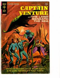 Captain Venture And The Land Beneath The Sea # 2 1969 Gold Key Comic Book DK1