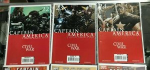 CAPTAIN AMERICA 6PC LOT (VF/NM) CIVIL WAR!! 2007