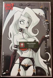 LADY DEATH ECHOES #1 CRIMSON NAUGHTY TRAMPY EDITION SIGNED W/COA LTD 260 NM+